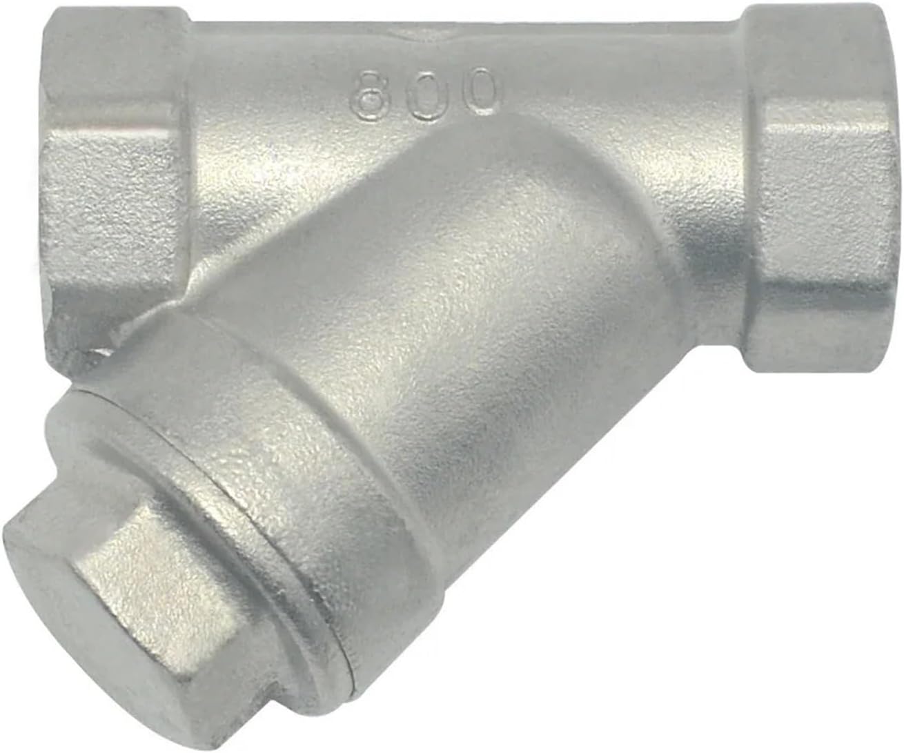 1/4" 3/8" 1/2" 3/4" 1" 1-1/2" 2"-4" Female 316 304 Stainless Steel Inline Y Type Filter Strainer Valve 1pcs(3/4")