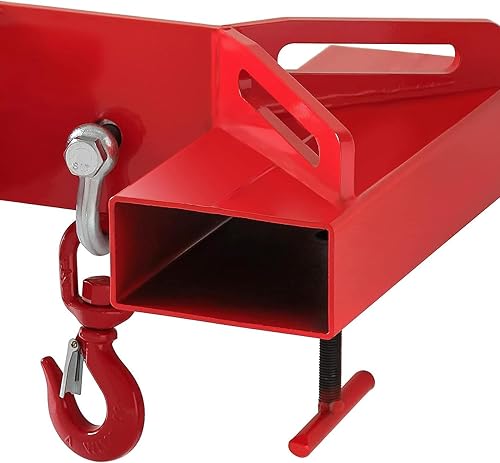 Miniatura 7 de Gancho de elevación para montacargas, 6600 libras de capacidad para montacargas elevadoras, accesorio de gancho de elevación de carretilla