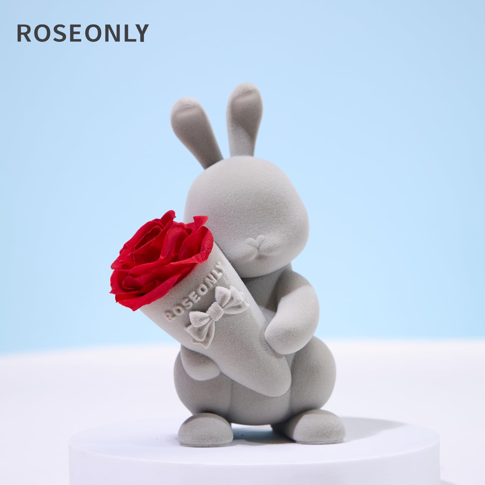 ROSEONLY プリザーブドフラワー バニー付き ROSEONLY プリザーブド