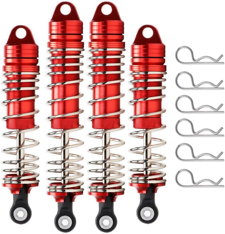 Mesimsple Rustler Shocks & Body Clips for 1/10 Slash Shocks