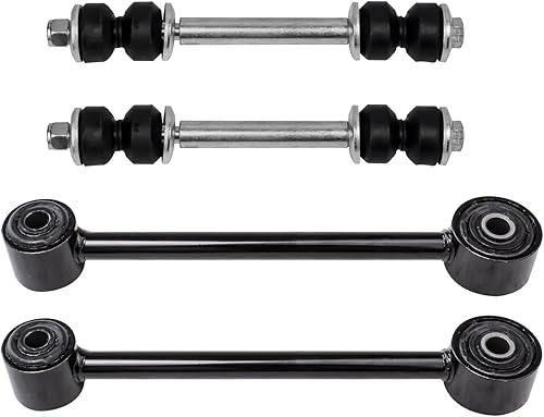 Miniatura 96 de Detroit Axle - 4 barras estabilizadoras para Jeep Grand Cherokee Commander 2005-2010 2006 2007 2008 2009 de repuesto delantero y trasero