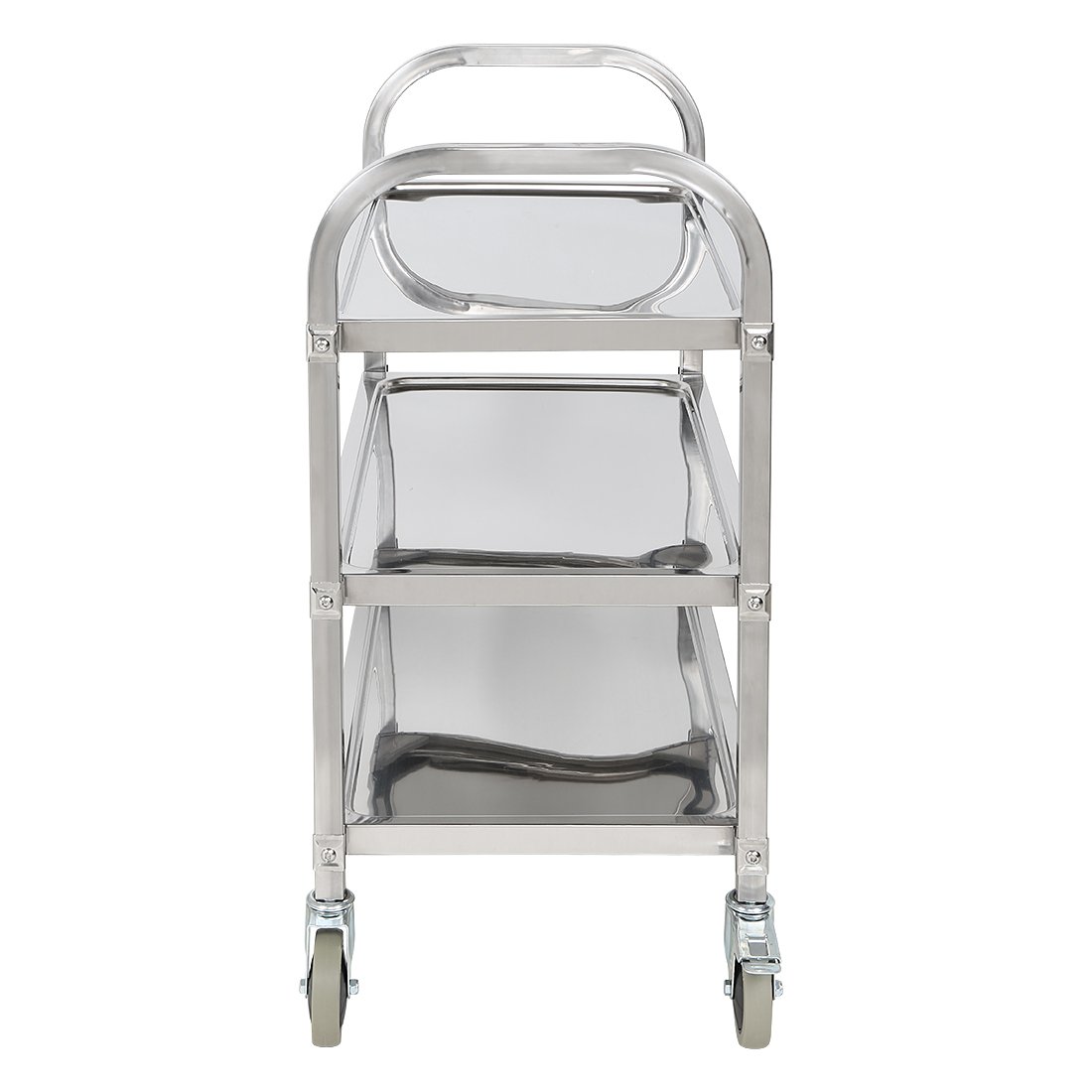 HLC 95 * 50 * 95 cm Acciaio Inossidabile carrello da cucina Carrello Bagno carrello bilancio con 3 livello