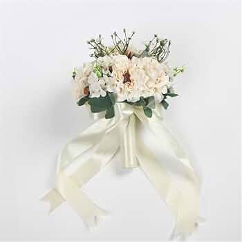 専用他の方は購入できません　　ブーケ　前撮りプレゼントウェディングブーケ Amazon | 「結婚式 ブーケ＆ブートニアセット 42×33cm