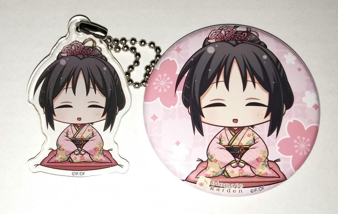Amazon.co.jp: 薄桜鬼 15周年 雪村千鶴 缶バッジ キーホルダー