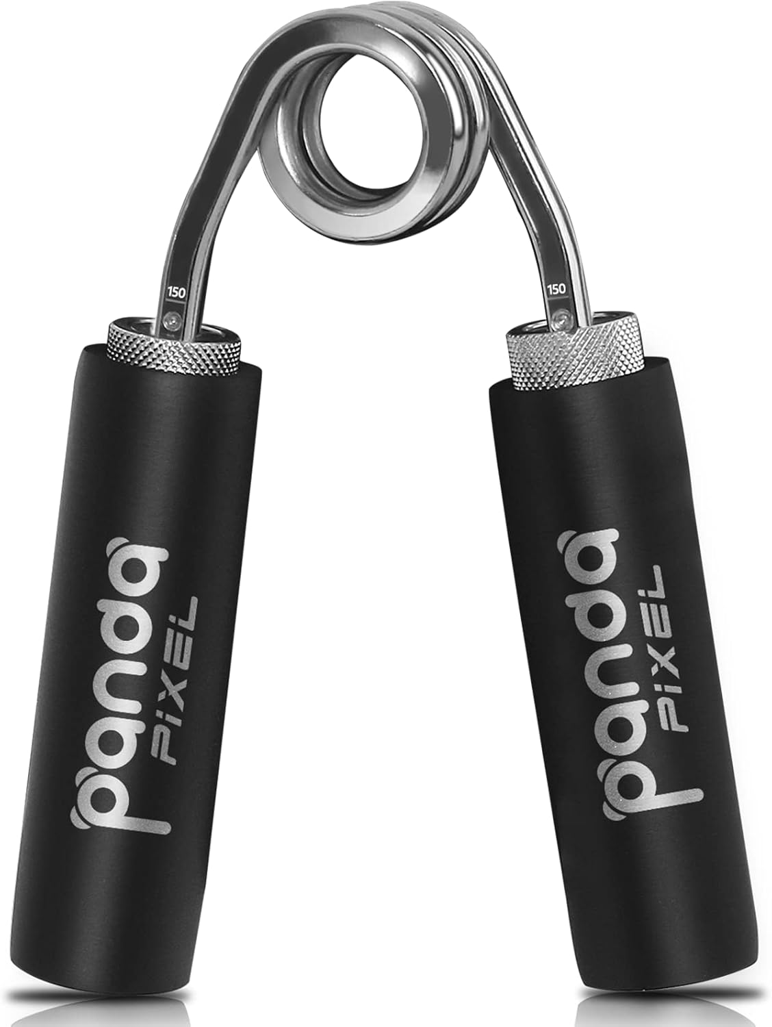 Pixel Panda 50-150 Lbs Adjustable Hand Grip Strengthener, Upgraded Grip Strength Trainer, Metal Hand Exercisers for Strength Extended Bold Handle, Spring No Rust, for Exercise and Training : Sports & Outdoors