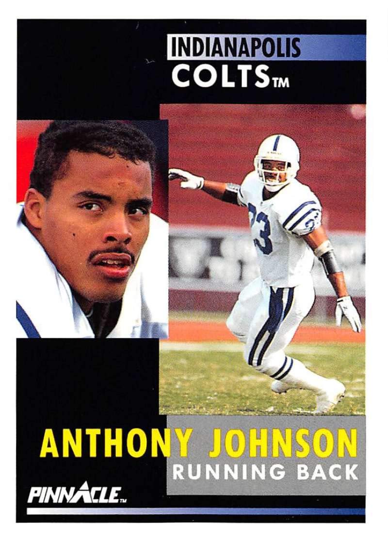 Amazon.com: 1991 Pinnacle #211 Anthony Johnson Indianapolis Colts