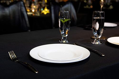 Vista 38 de POSATE Platos de plástico desechables, 60 unidades, 30 platos llanos resistentes de 10.25 pulgadas y 30 platos de postre de 7.5 pulgadas para Rosado