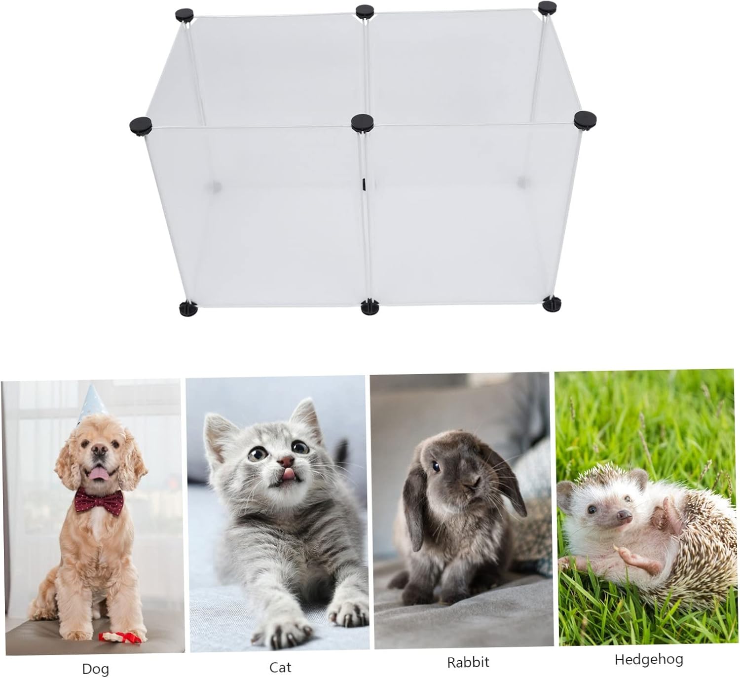 BESPORTBLE Pet Isolation Fence for Rabbit Pet Rabbit Fence Safety Enclosure for Indoor Outdoor Use