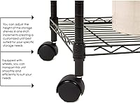 Vista 12 de 6-Tier Storage Shelves Heavy Duty (2100LBS Capacity) for Storage Kitchen Garage, Industrial Commercial-Grade Wire Rack Shelving with Wheels, Height