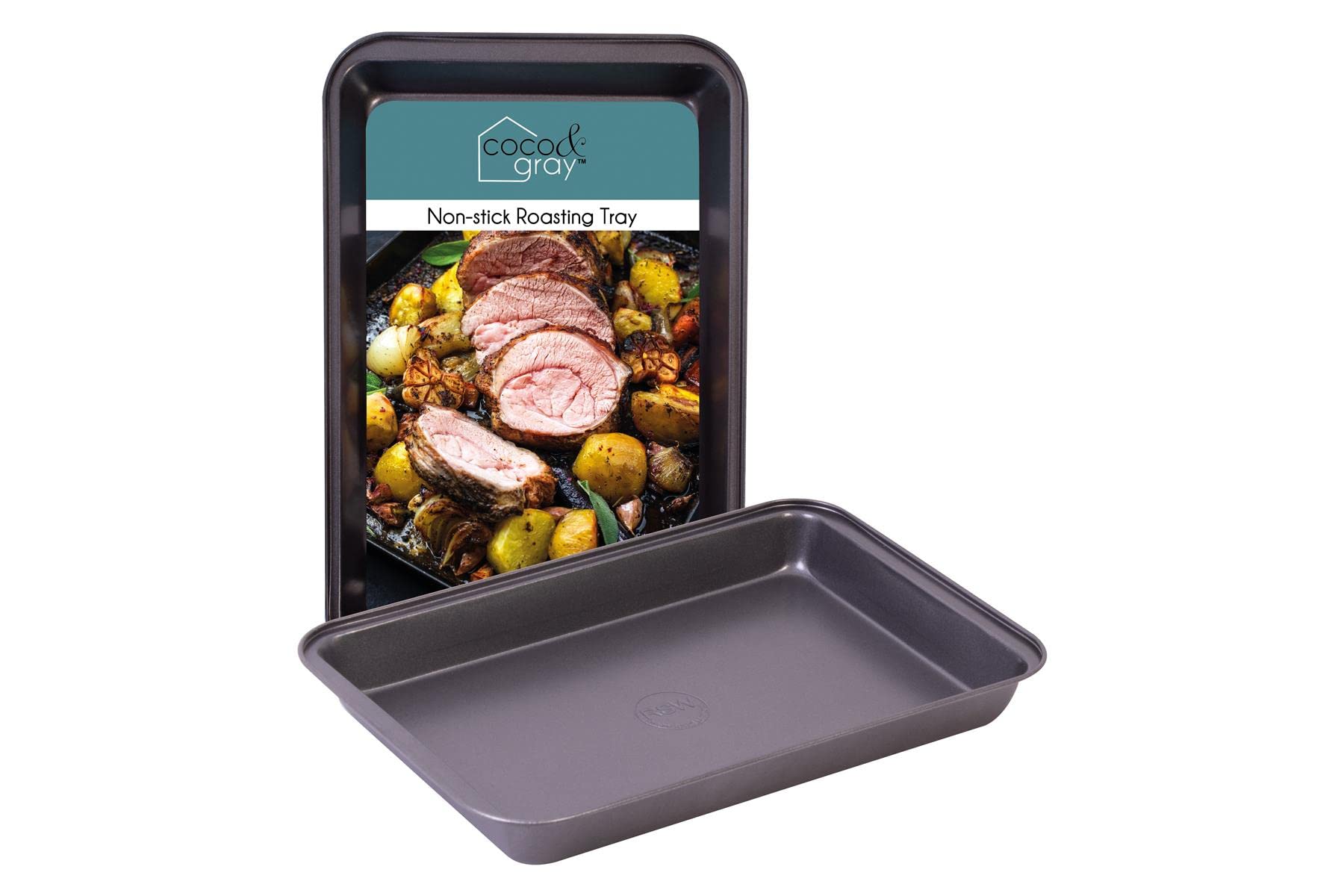YöL Non Stick Rectangular Baking Tray Turkey Roasting Tin Tray for Oven Cooking 30x20x3cm Home Kitchen Baking, Roasting, Cooking