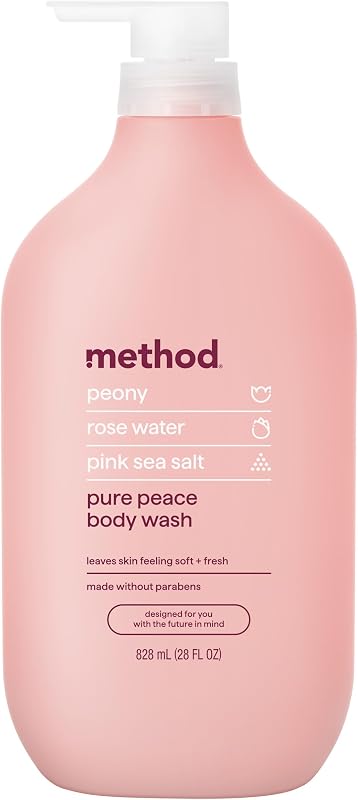 Body Wash, Pure Peace, Paraben and Phthalate Free, 28 oz (Pack of 1)
