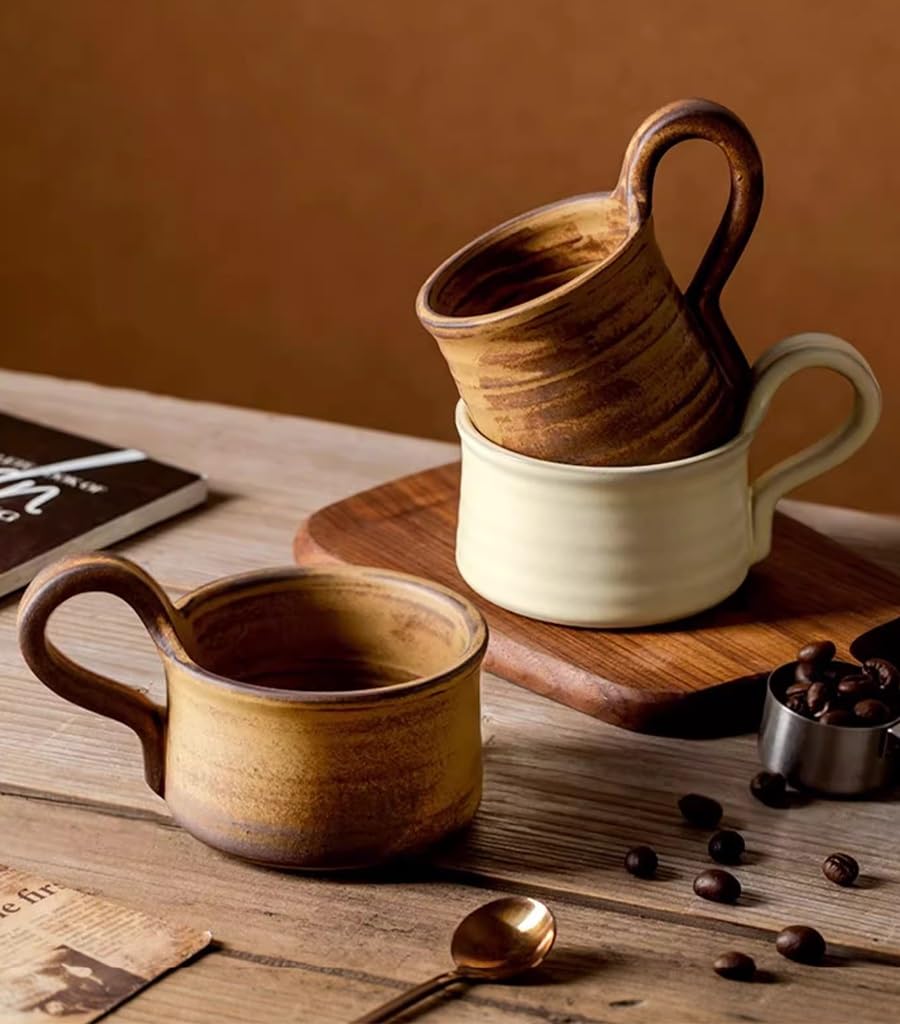Amazon.com: ZXHFSH Coffee Mug,Tea Cup, 8oz Coffee Cup, Breakfast