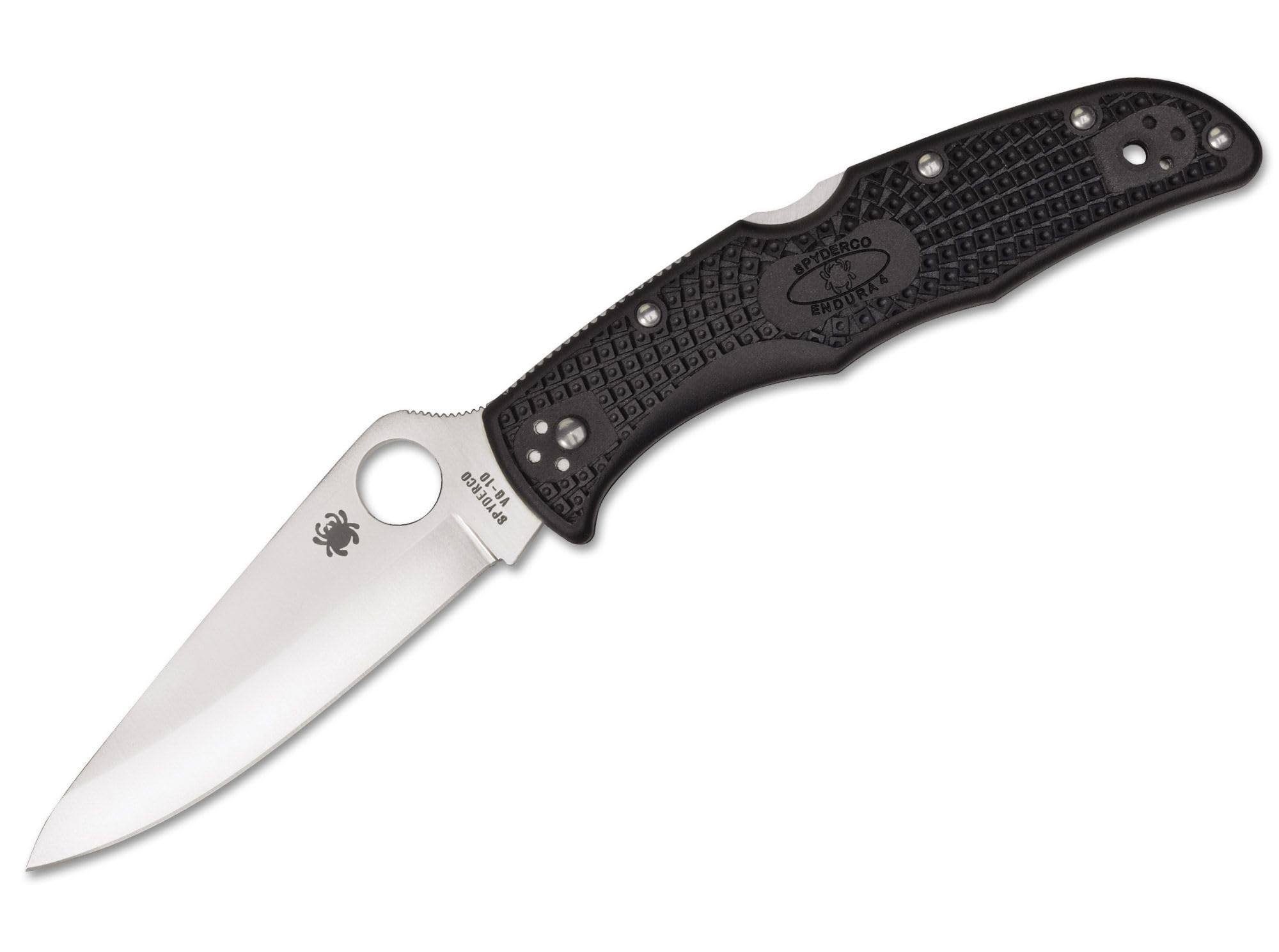 Spyderco C10PBK – Knife (103 g, 22.2 cm, 12.7 cm, Steel, VG-10, Black)