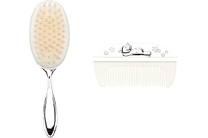 Premium Silver Plated Brush and Comb Set: A Cherished Keepsake for Precious Moments