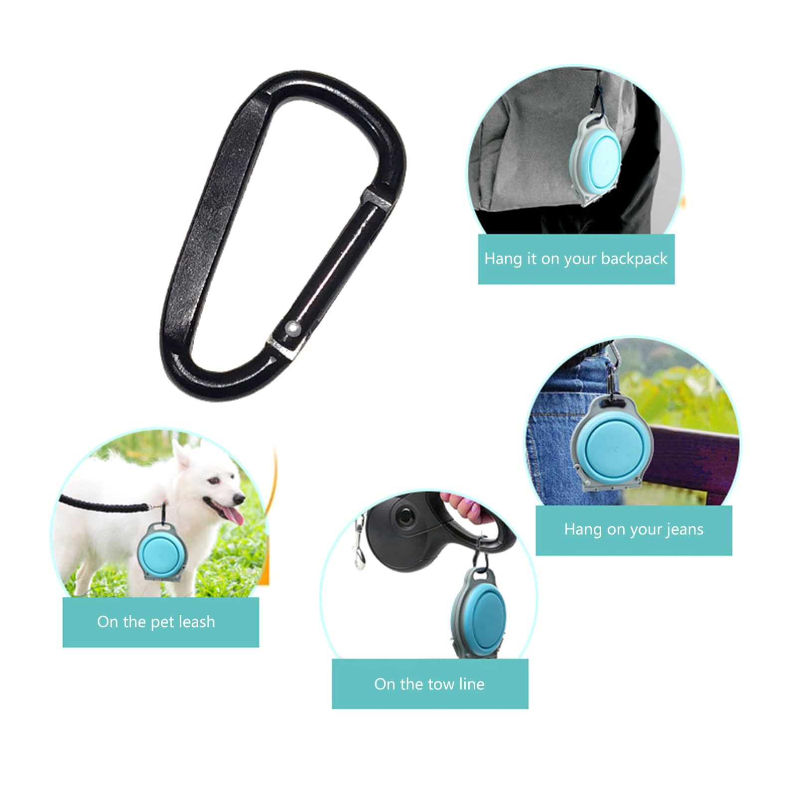 Large Dog Bowls Travel Water Food Water Bowl Collapse Expandable Cup Dish for Traveling Camping Walking