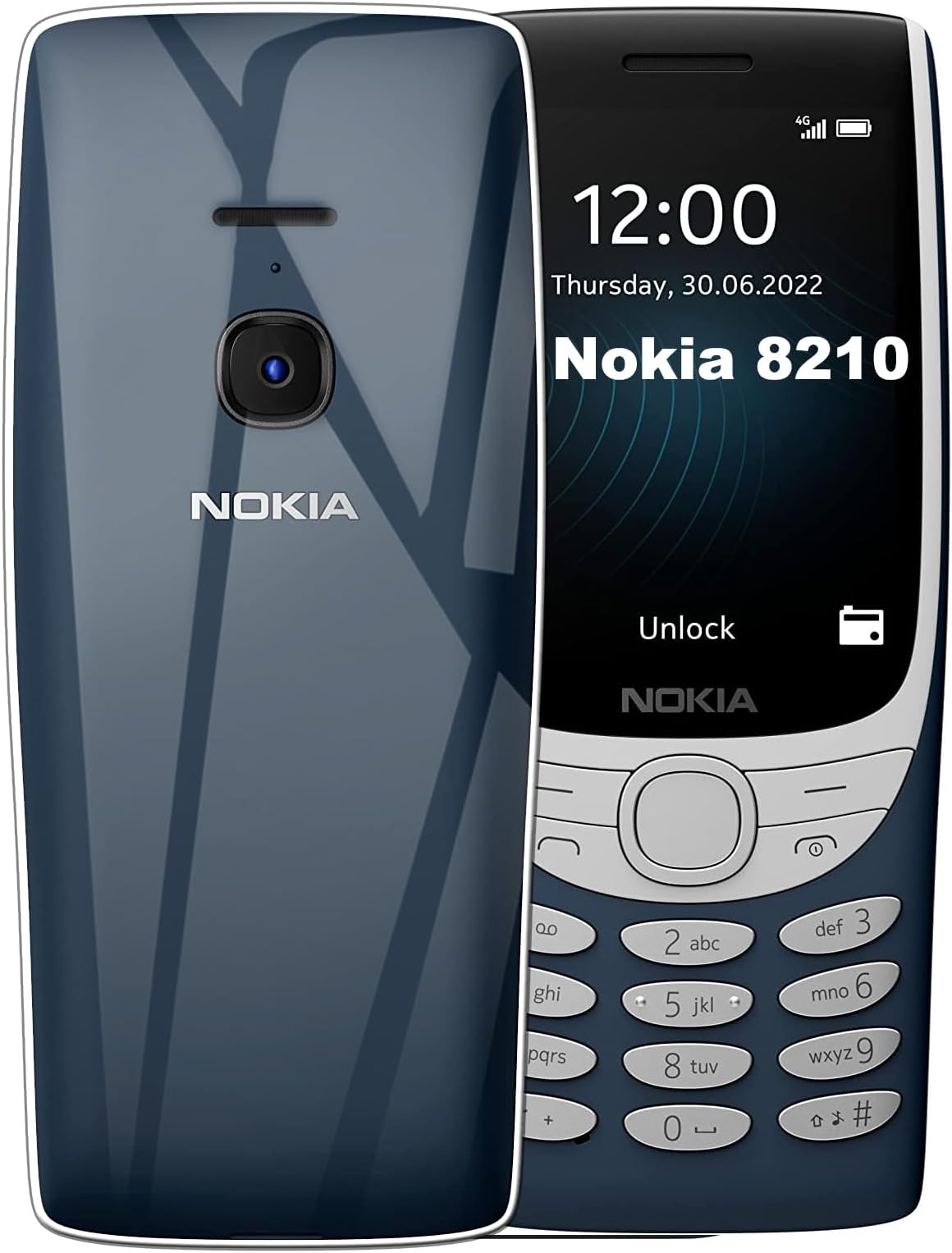 Case Compatible with Nokia 8210 Cover for Nokia 8210, Slim Fit Soft TPU Shockproof Anti-Scratch Phone Case Cover - Clear