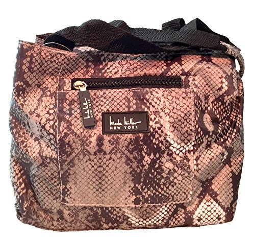 Nicole Miller of New York Insulated Lunch Cooler- Python / Gray 11" Lunch