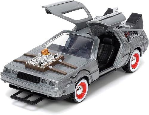Miniatura 4 de Jada Toys Back to The Future Part III 1:32 Time Machine - Coche fundido a presión, juguetes para niños y adultos