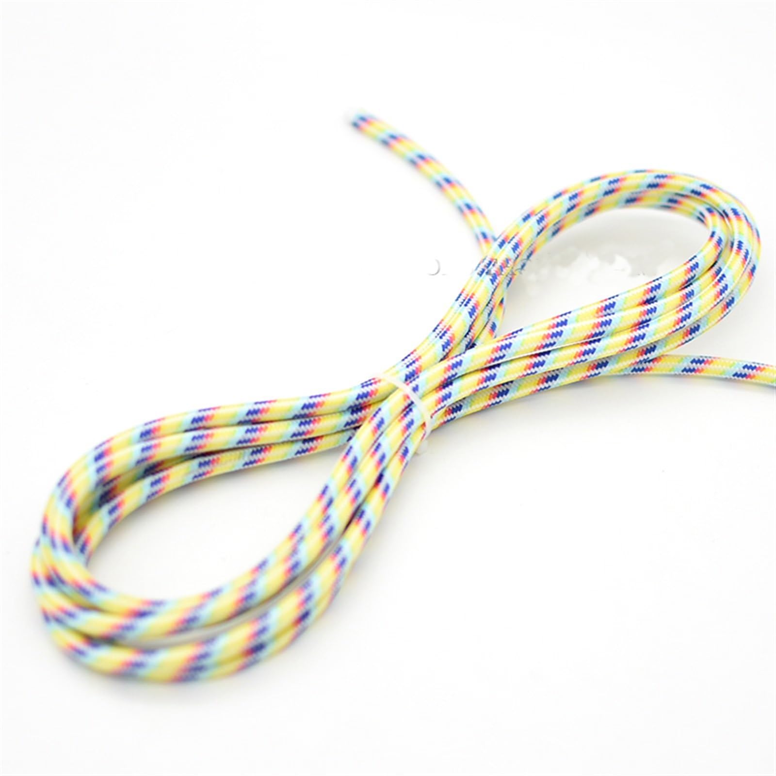 filo tessile intrecciato, Cavo elettrico intrecciato in tessuto a 2 conduttori 0,75 mm² 18 AWG(Color 1,5 Meter)