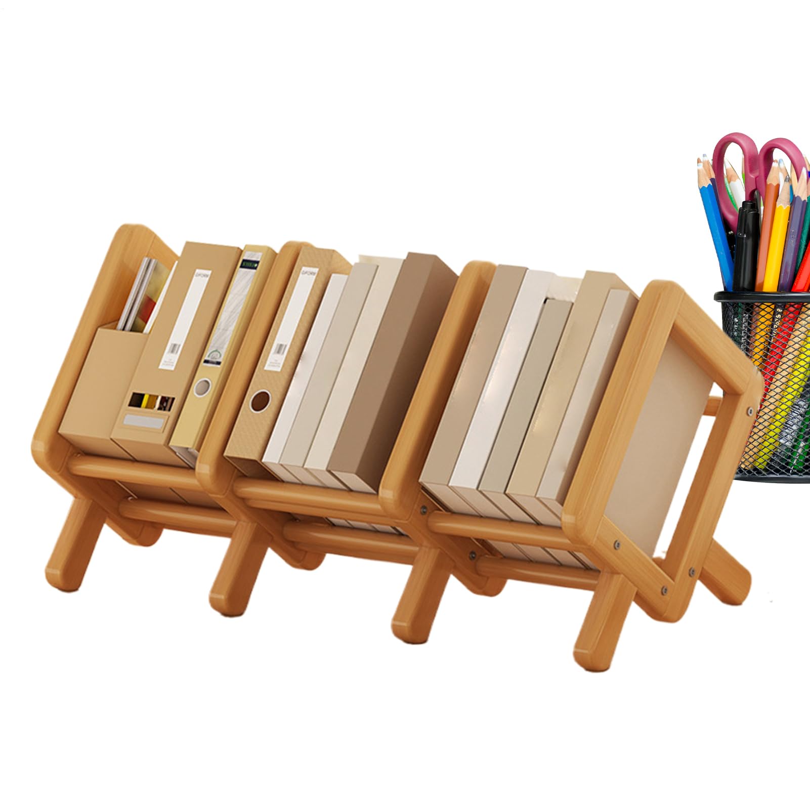 Genérico Desktop Shelf, Expandable Desk Shelf, Adjustable Bookstand, 20,47-40,16×8,66×9,84 pulgadas, Multifunctional Space-Saving Organization for Home, Library, Mesa Estudiante, Mesa de café