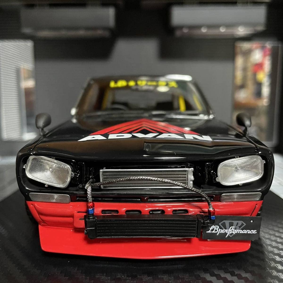 イグニッションモデル18分の1LB-WORKSハコスカマットブラック イグニッションモデル18分の1LB-WORKSハコスカマットブラック