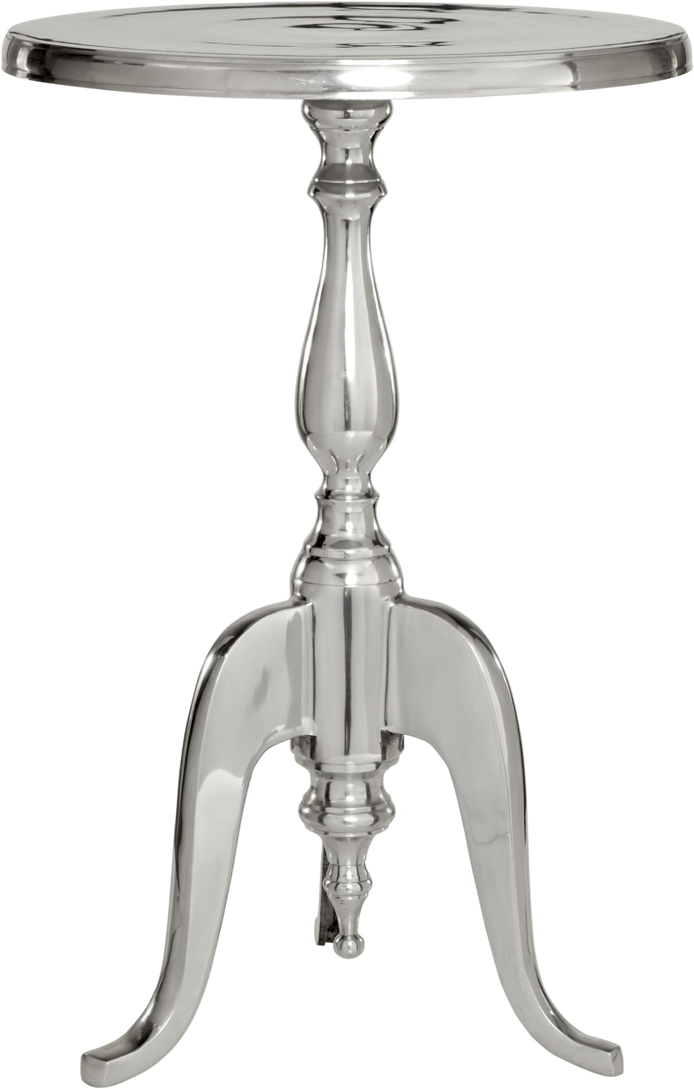 Deco 79 Accent Table, 22" x 15", Silver,30567