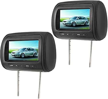 Amazon.com: 2pcs 7-in Wireless Adjustable Headrest LCD Display