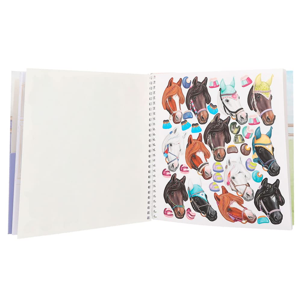 Libro Creativo Miss Melody Con Adesivi Cavalli - 24 Pagine + 11 Fogli Adesivi - Foto 3