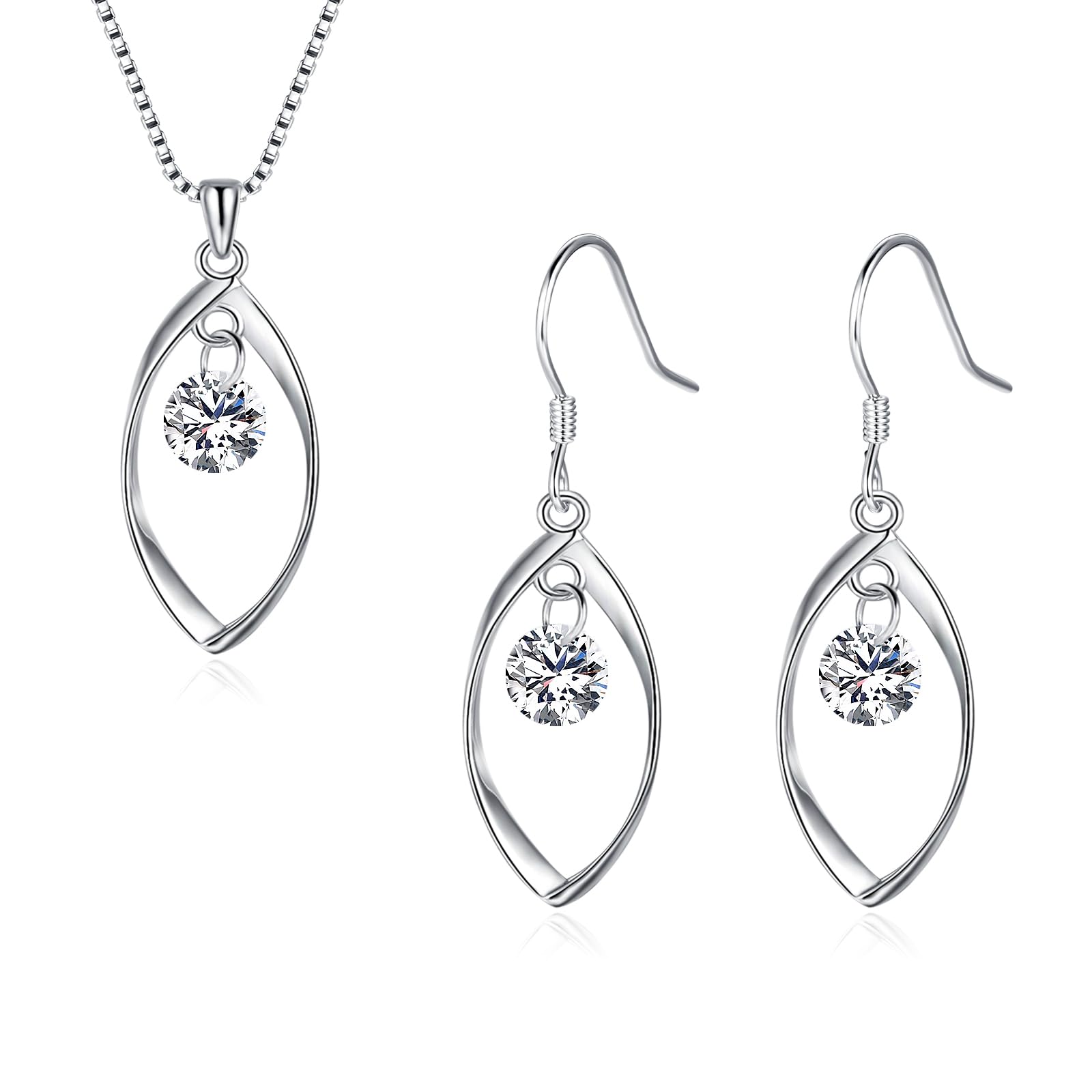 Estrellique Ohrringe Silber 925, Hypoallergen 925 Sterling S