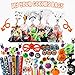 Max Fun 180pcs Halloween Party Toys Assortment for Kids Halloween Party Favors Prizes Box Toy Assortment Classroom (Large 180pcs party favors)