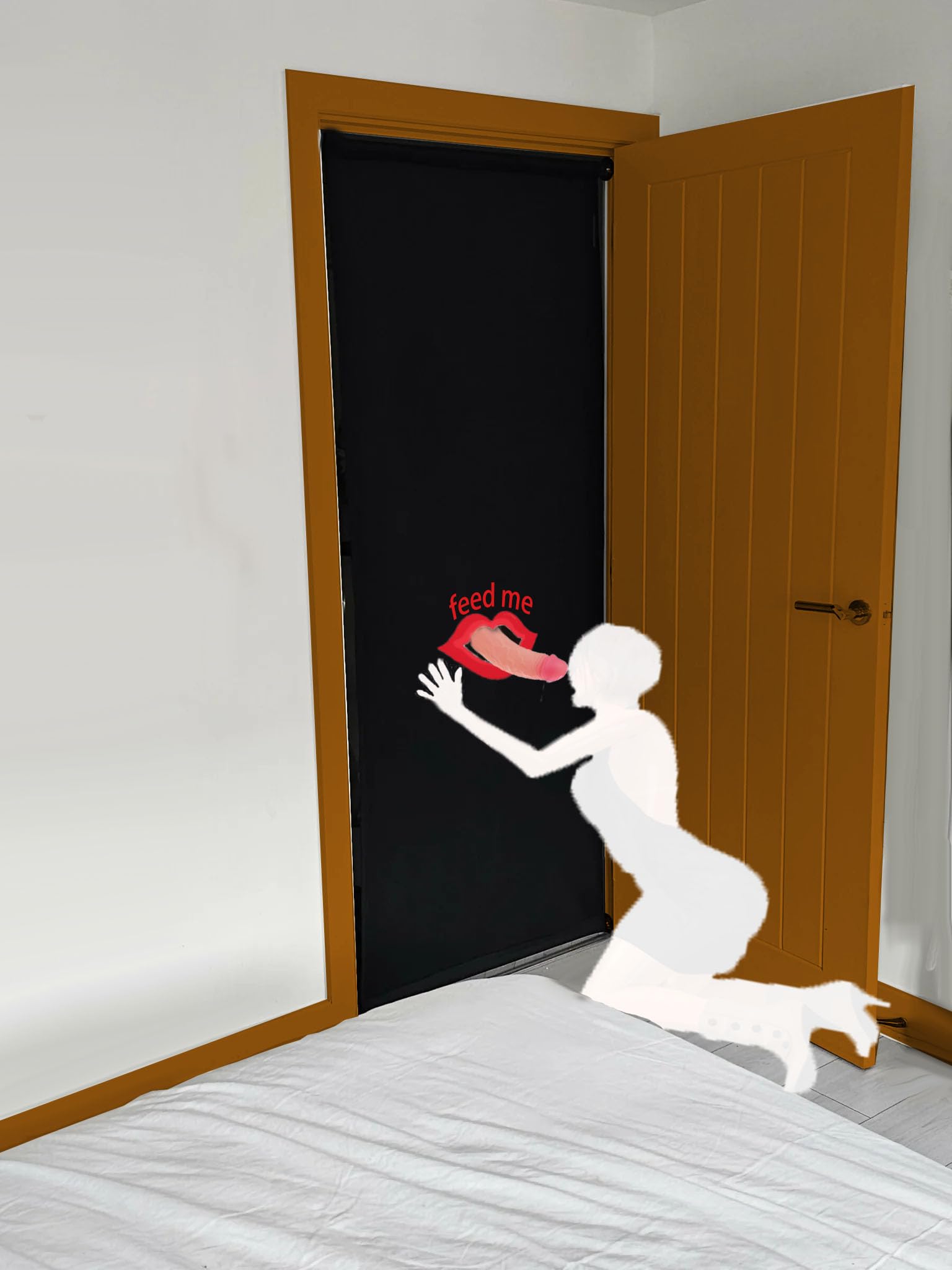 Meuble sexuel avec ouvertures de porte Meuble BDSM Rideau de porte Balançoires érotiques Séparateur de pièce Paravent Jeux sexuels pour couples