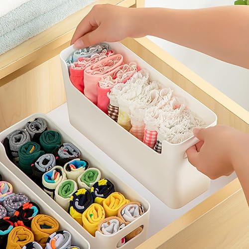 Miniatura 3 de Kichvoe Caja de almacenamiento multiusos, soporte de pared para escritorio, fácil de mover, material de polipropileno para oficina en casa