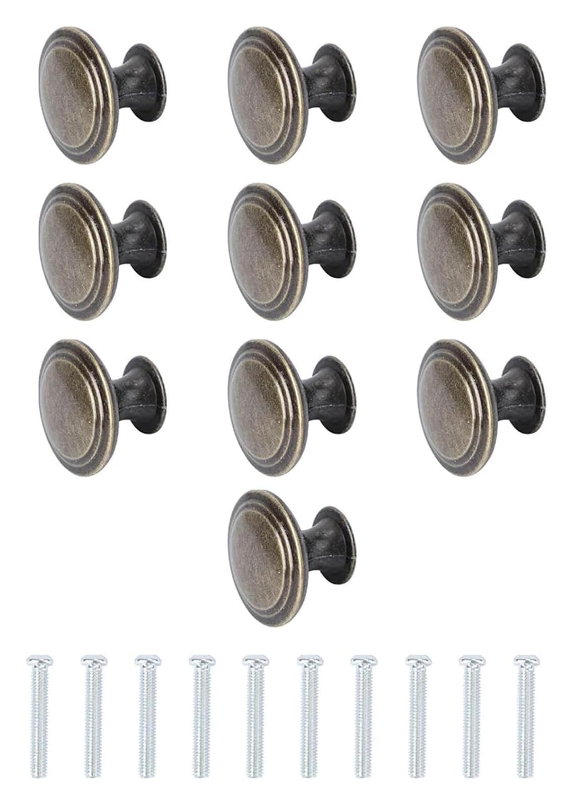Gkirqvpe Golden Cabinet Knobs, Pack Of 10 Iron Cabinet Door Drawer Knobs Handles
