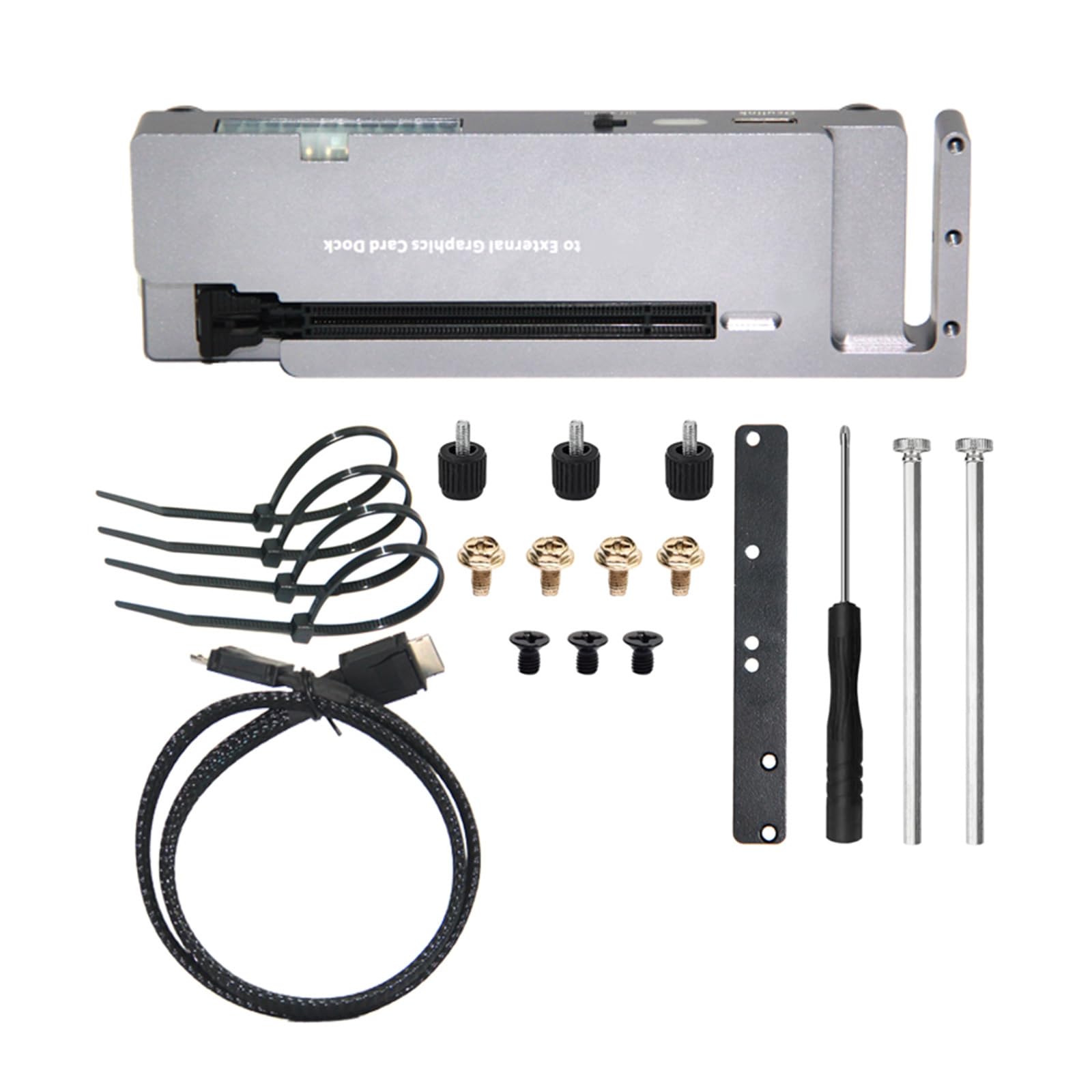 40Gbps Efficient OCU LINK External GPU Dock Station Supports RTX3060 and GTX1060 Bracket Gaming Handheld External GPU Enclosure Fast Installation