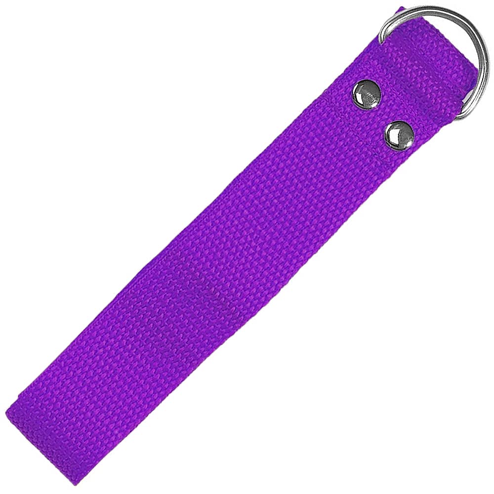 Martin Sports Nylon Football Belt 1 1/4 Inch x 60 Belt Purple One Size Fits Most