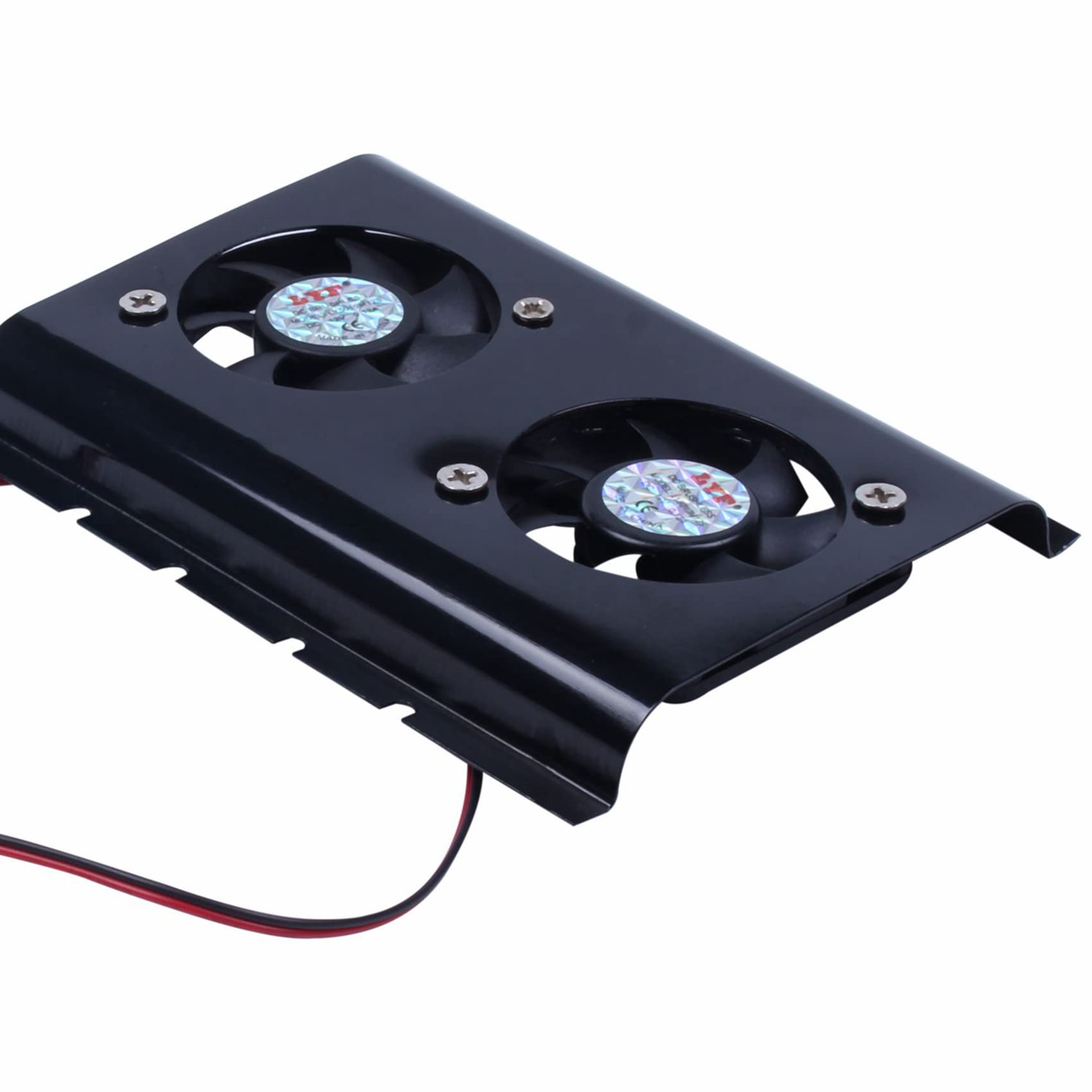 2X Nero 3.5 IDE Hard Disk Drive HDD 2 Fan Cooler per PC