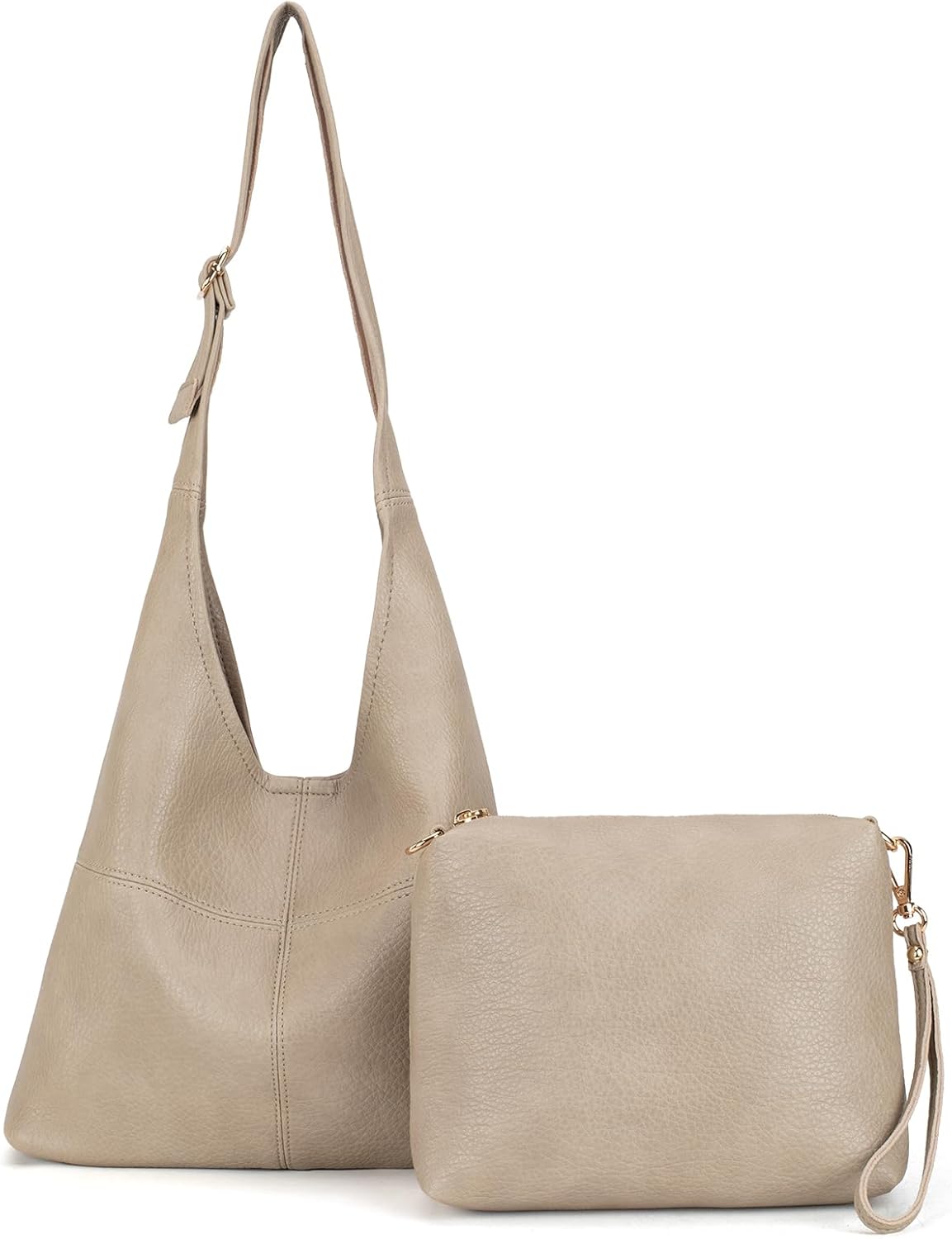 Montana West Hobo Bags Purse for Women Ultra Soft Foldable Shoulder Slouchy Handbags with Cosmetic bag | Purse, Ultra Soft, Foldable, with Cosmetic bag, Purse, Ultra Soft