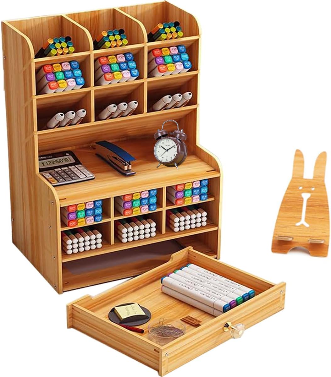 Juego De Organizador De Escritorio Blu Monaco Gold - Accesor | Meses