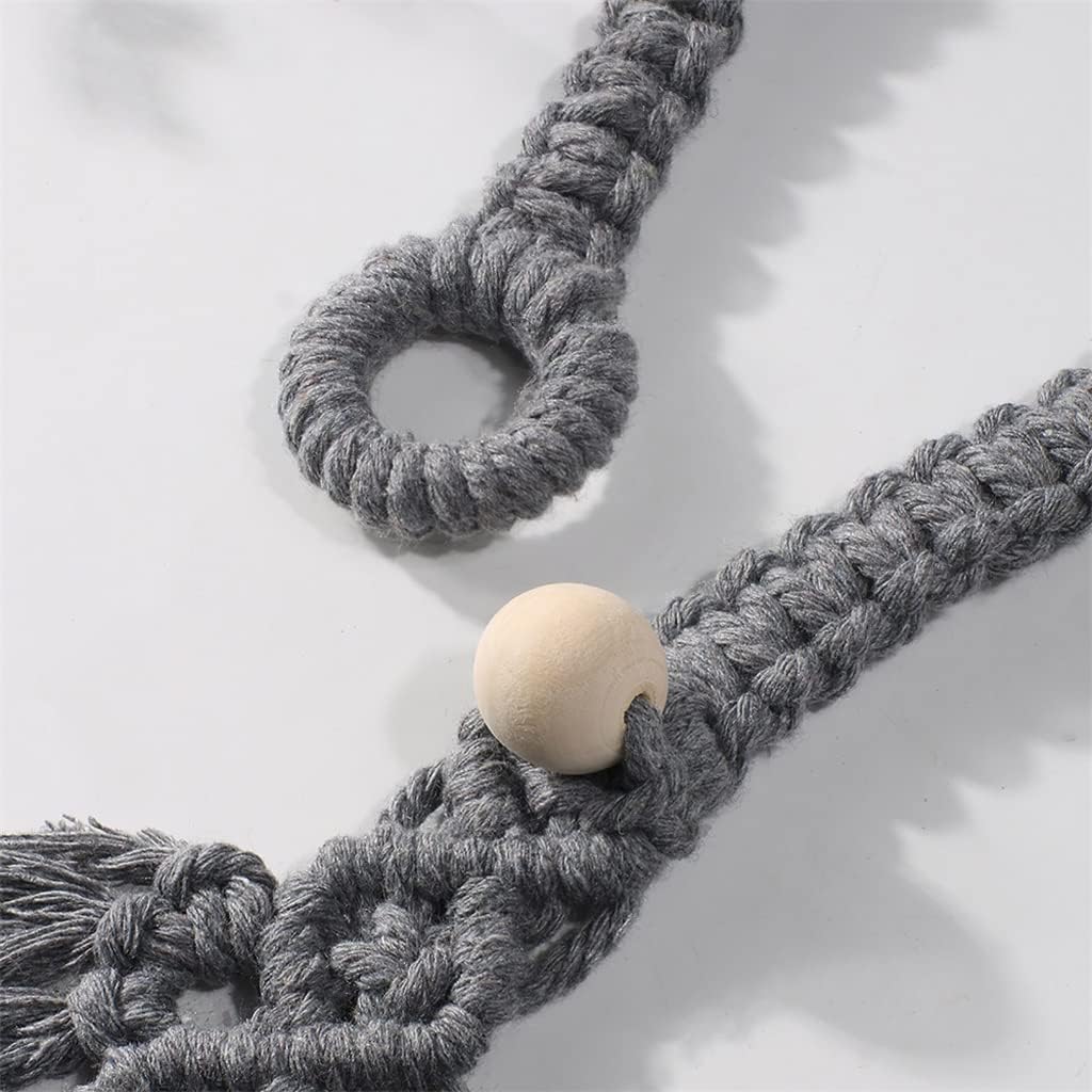 FMURY Decorative Curtain Tape Knitted Curtain Cord Buckle Cotton Woven Curtain Strap Curtain Holder