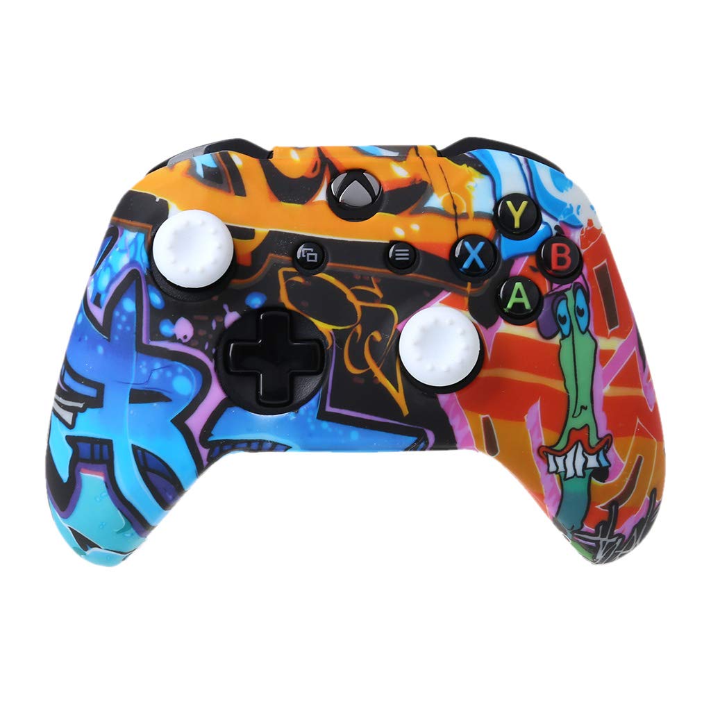 1 Set Custodia Protettiva in Silicone per impugnature per Controller di Gioco Xbox One X S.