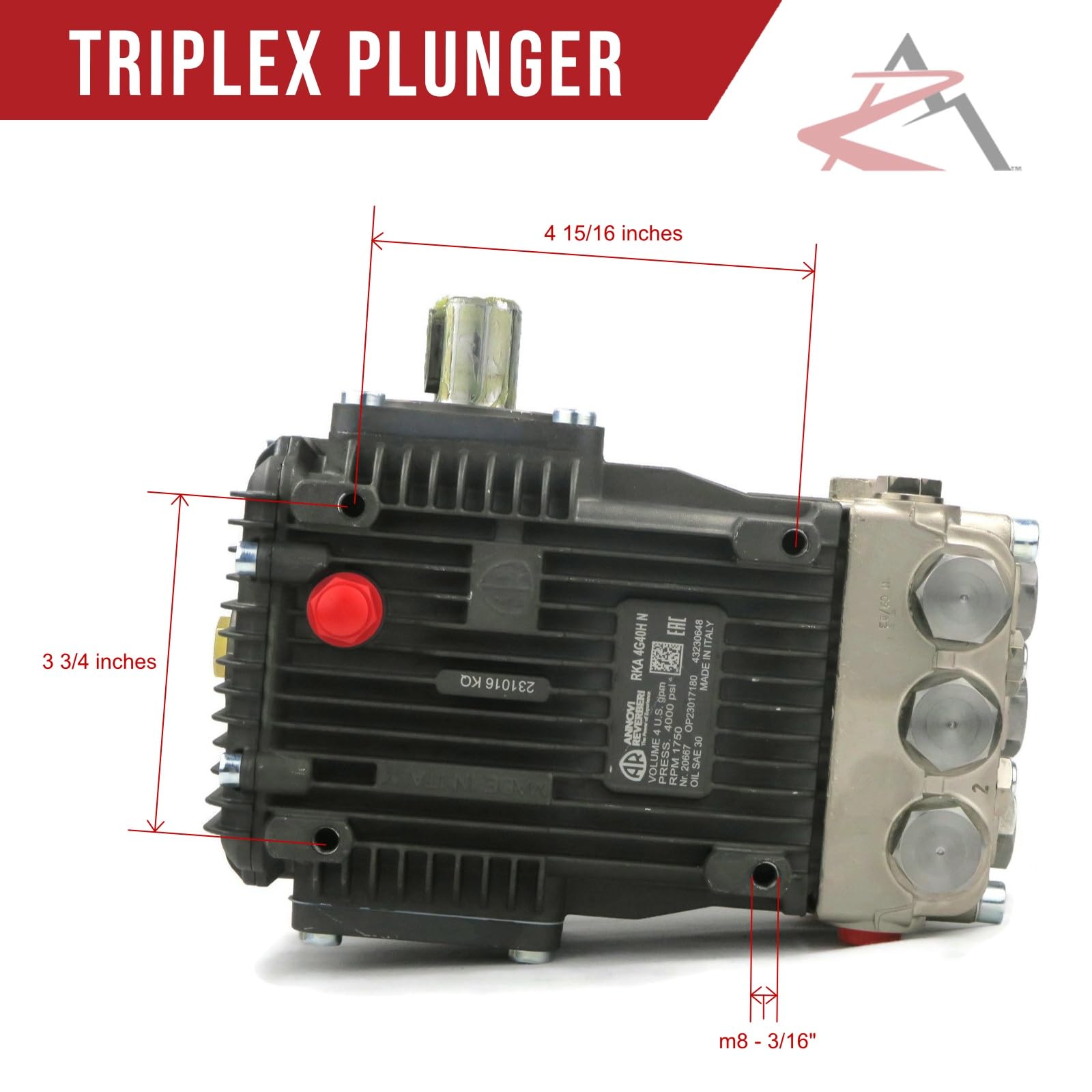 OEM | AR 4000 PSI PRESSURE WASHER PUMP for General Pump TSF2221