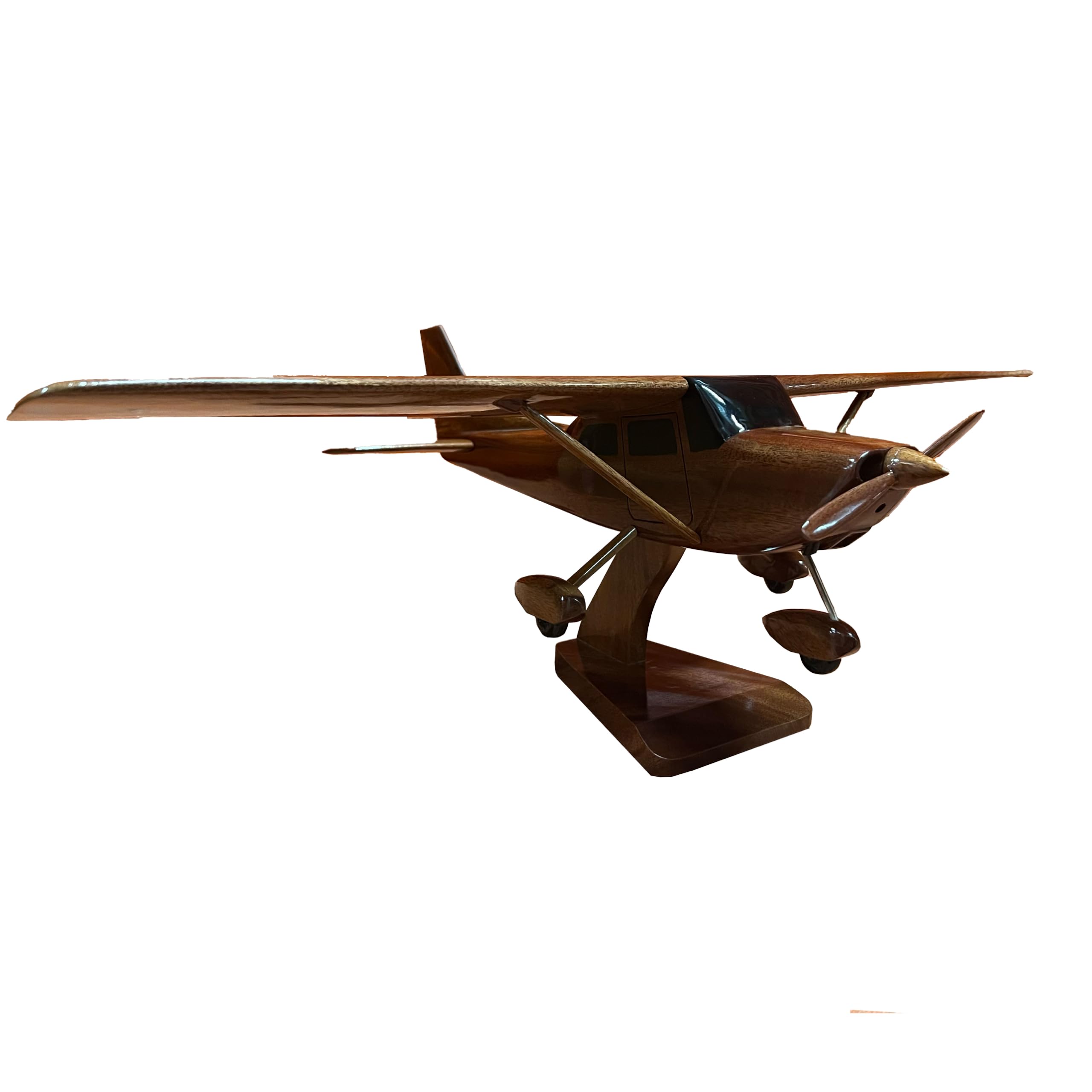 Amazon.com: Tesaut Cessna 172 Mahogany Wood Desktop Airplane Model