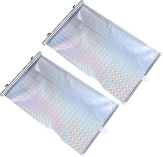 VICASKY 2 Conjunto De Para Cortinas De Bloqueio De Sol De Rolo De Janela De Carro Retrátil Para Janela De Carro Cortinas De Sol De Carro Bloqueador De Sol De Prata Rolo De