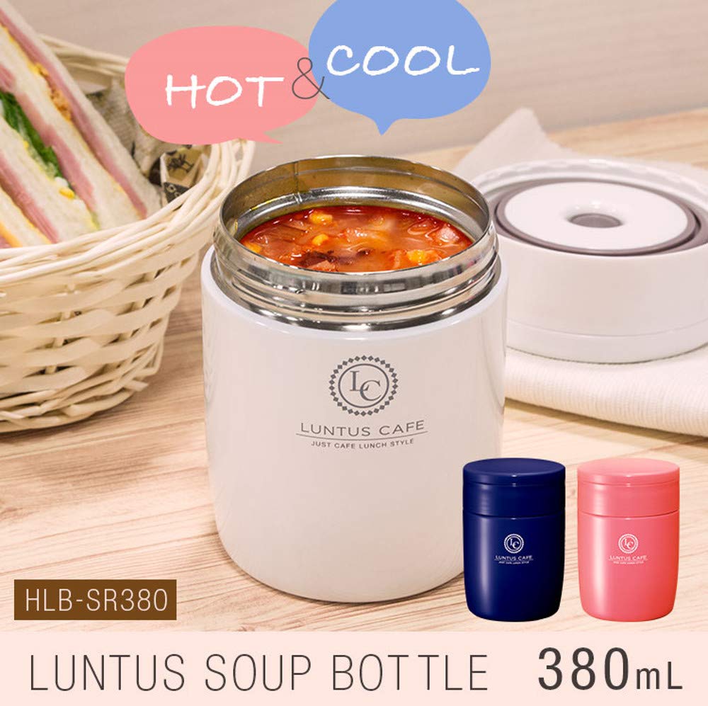 Amazon｜アスベル 保温ランチジャー ピンク 380ml ランタス ステンレス