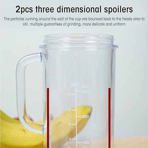 Miniatura 4 de Fabater Licuadora portátil, licuadora para batido con 10 cuchillas, vaso de jugo recargable para exteriores, campamento, uso diario en el hogar