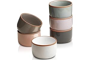 Morandi Crème Brûlée Ramekins Set: 6 oz Culinary Masterpieces