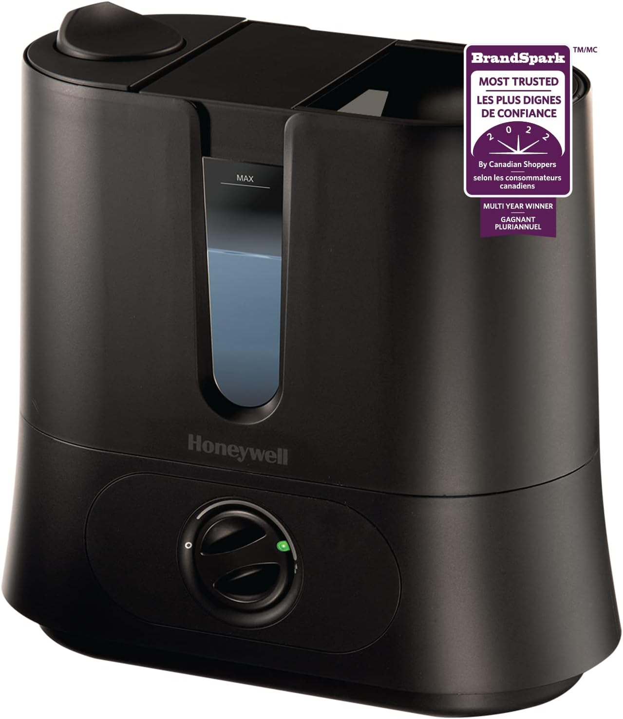 Honeywell HUL570BC Top-Fill Ultrasonic Cool Mist Humidifier, Black ...
