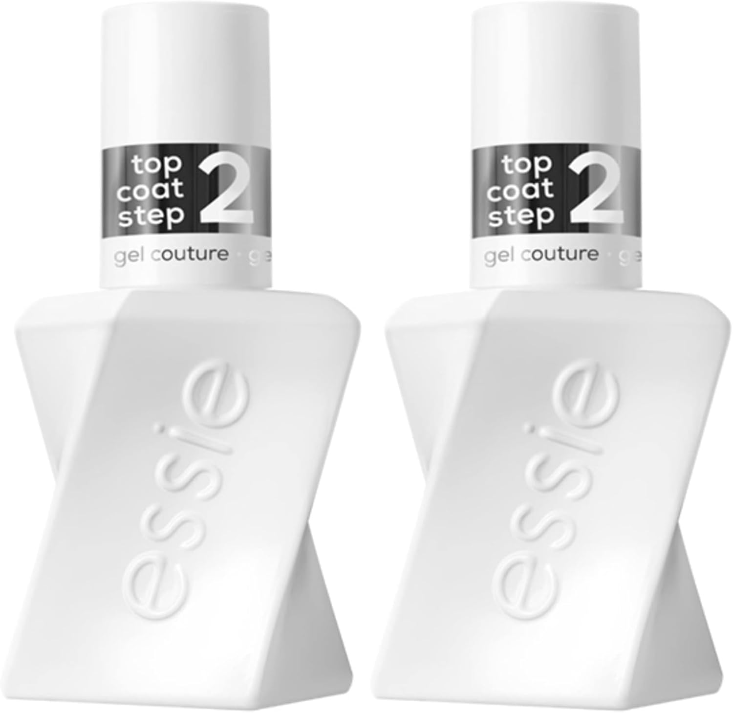 essie Gel Couture Platinum Grade Finish Top Coat, 0.46 Ounces (Packaging May Vary) (Pack of 2)