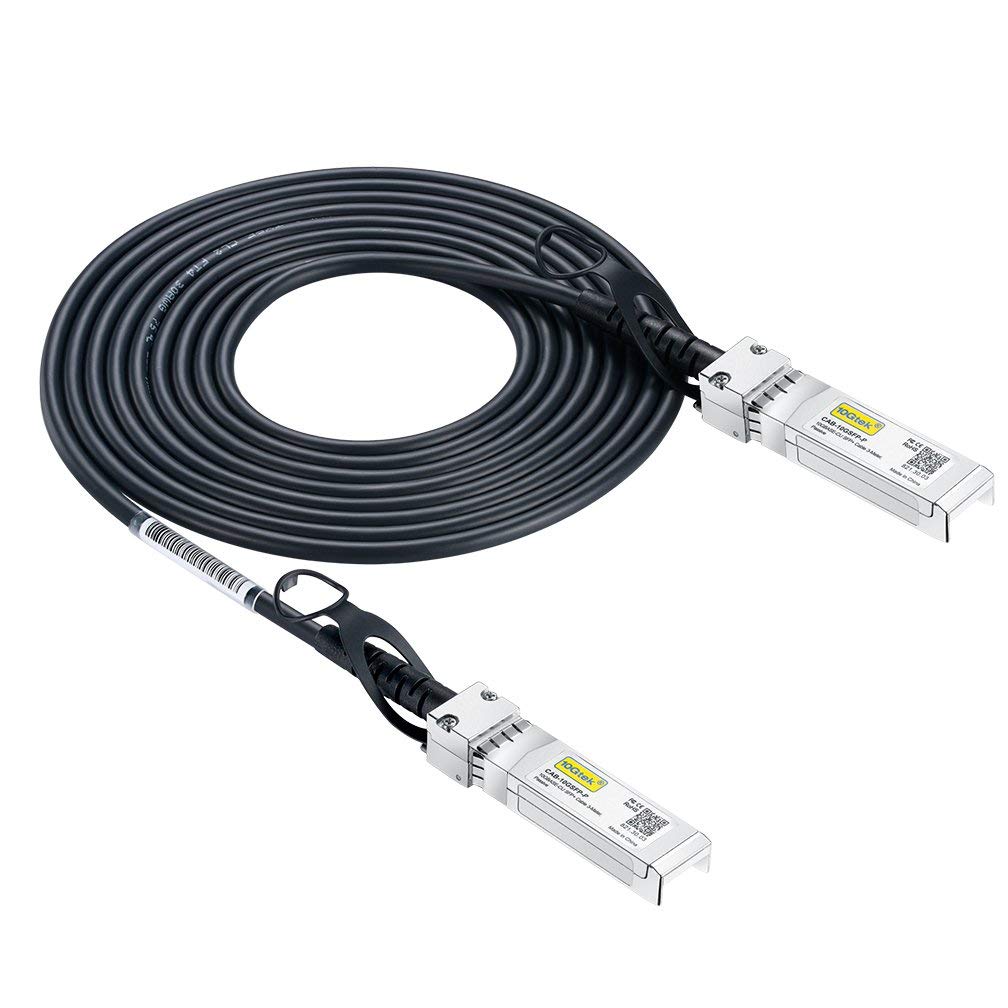 10Gtek SFP+ DAC Twinax-Kabel, passiv, kompatibel mit HP J9281B, HP Aruba J9281D 1 Meter (3.3ft)