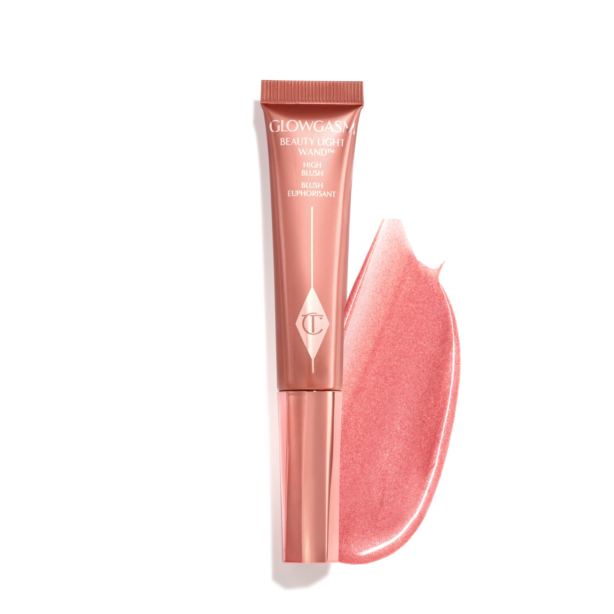 Charlotte TilburyBeauty Light Wand Liquid Highlighter Makeup - Soft-Focus Highlighter & Blush for Cheeks - Pearlescent, Weightless Radiant Finish
